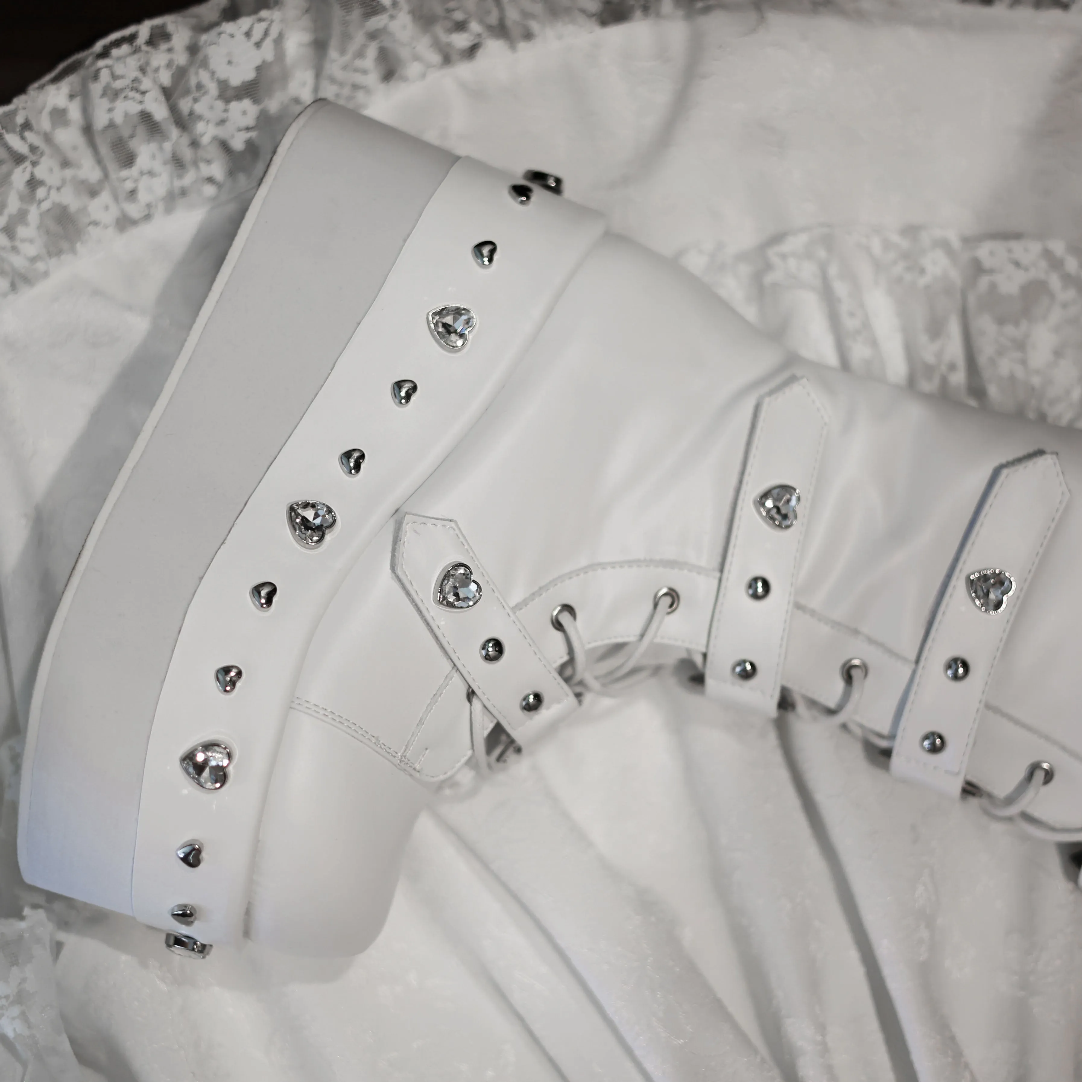Diamond Y2K Martin Platform Boots