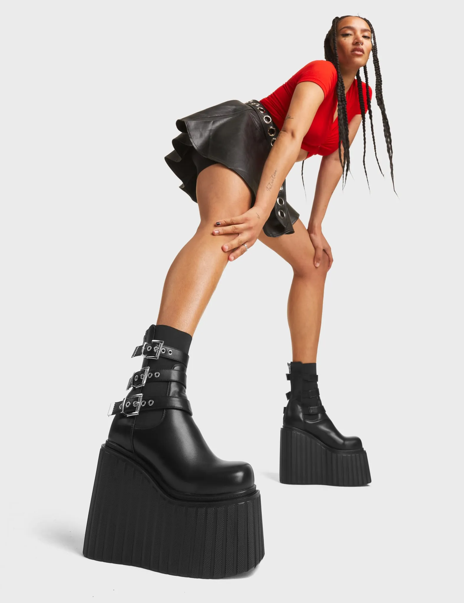 Good Initiative Chunky Creeper Ankle Boots