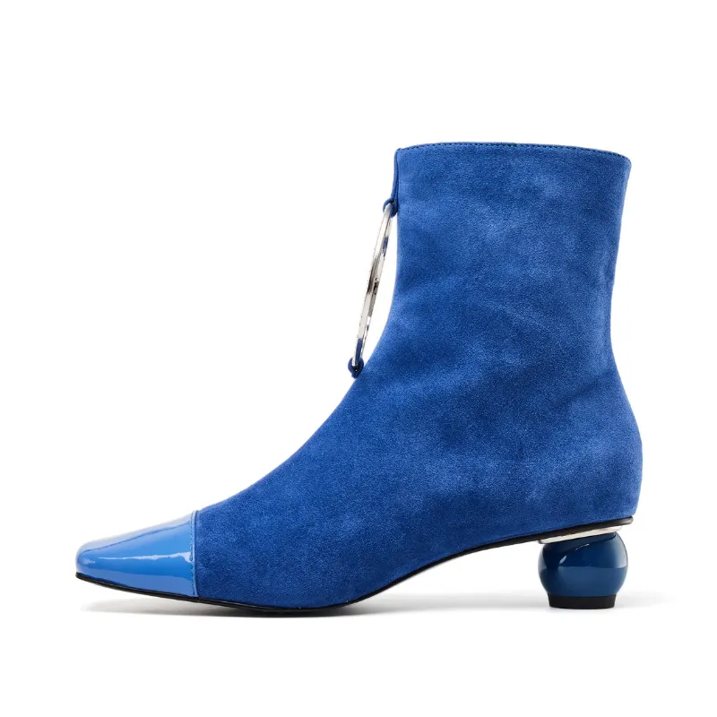 Ladies Ring Ankle Boots 5590 Blue