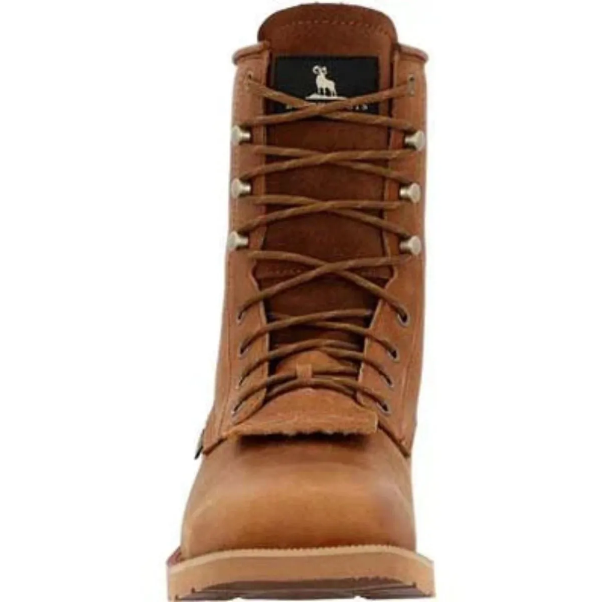 Rocky Monocrepe Men's Waterproof Western Soft Toe Work Boots Rkw0436 In Brown