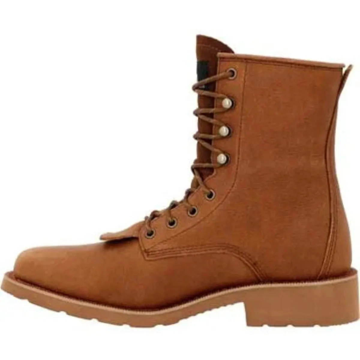 Rocky Monocrepe Men's Waterproof Western Soft Toe Work Boots Rkw0436 In Brown