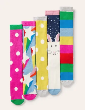 Ski Socks 5 Pack-Multi