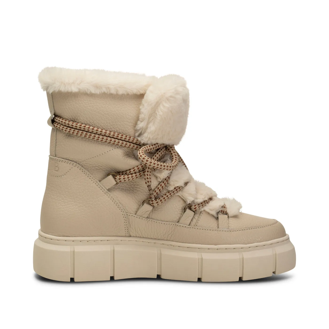 Tove Winterboot Leather - OFF WHITE