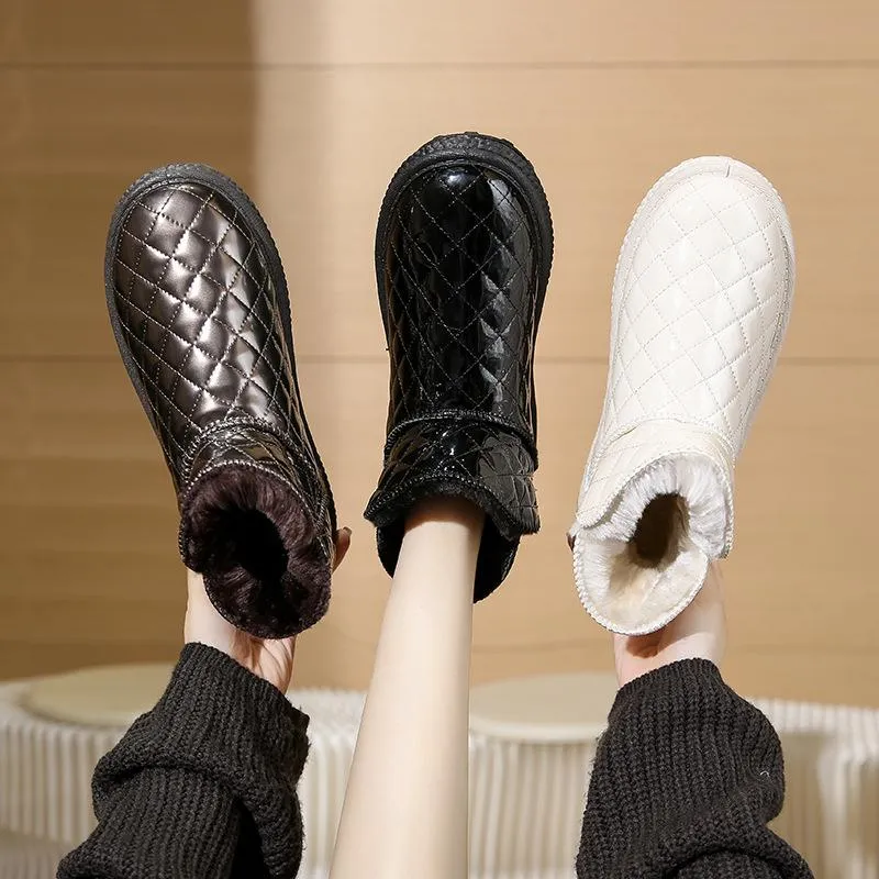 Waterproof Slip-on Warm Snow Boots