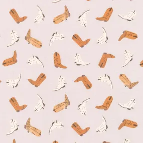 Wild West - Wild West Boots Gray Yardage